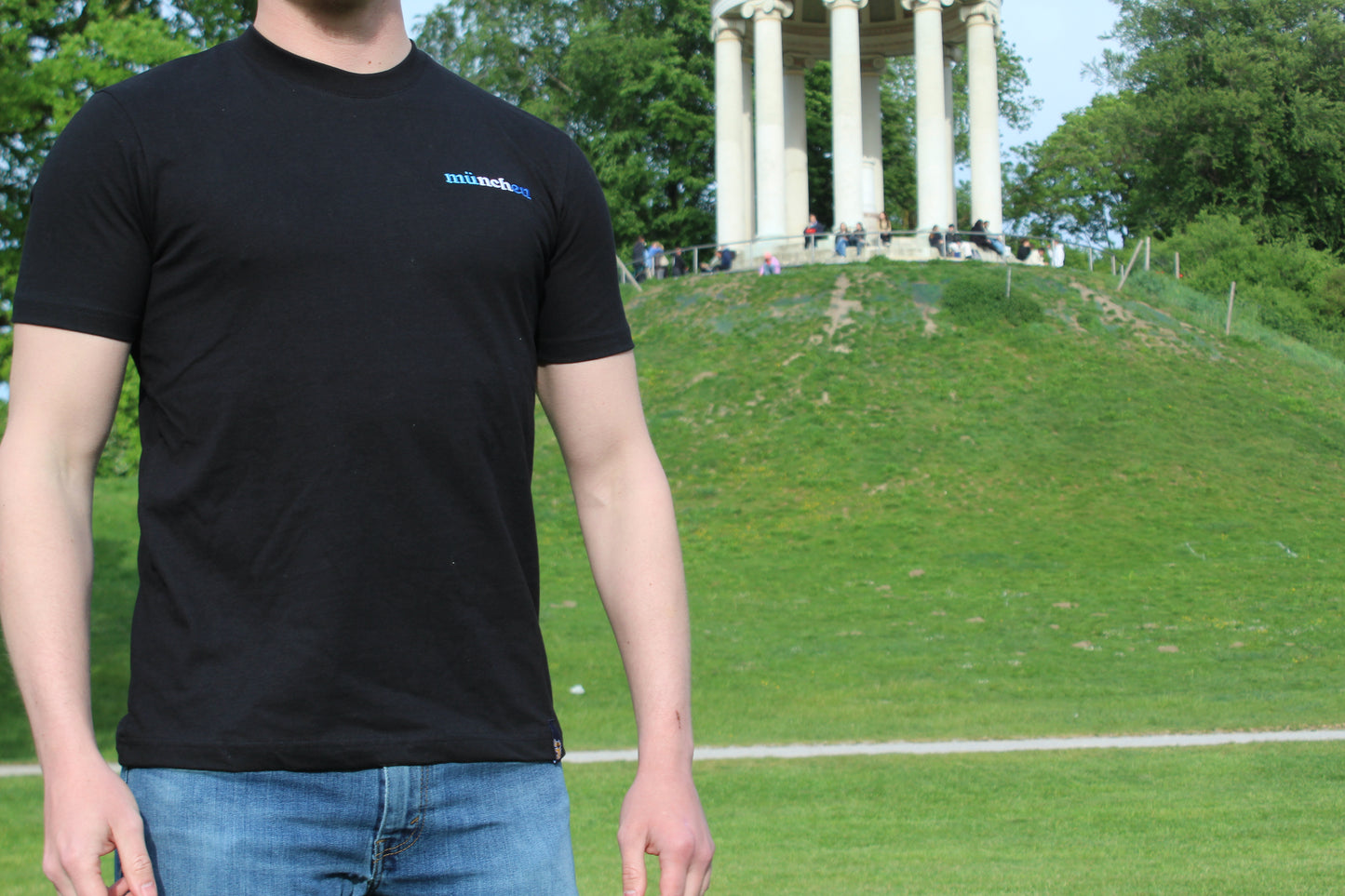 T-Shirt "München Essential Blau Weiß Blau"