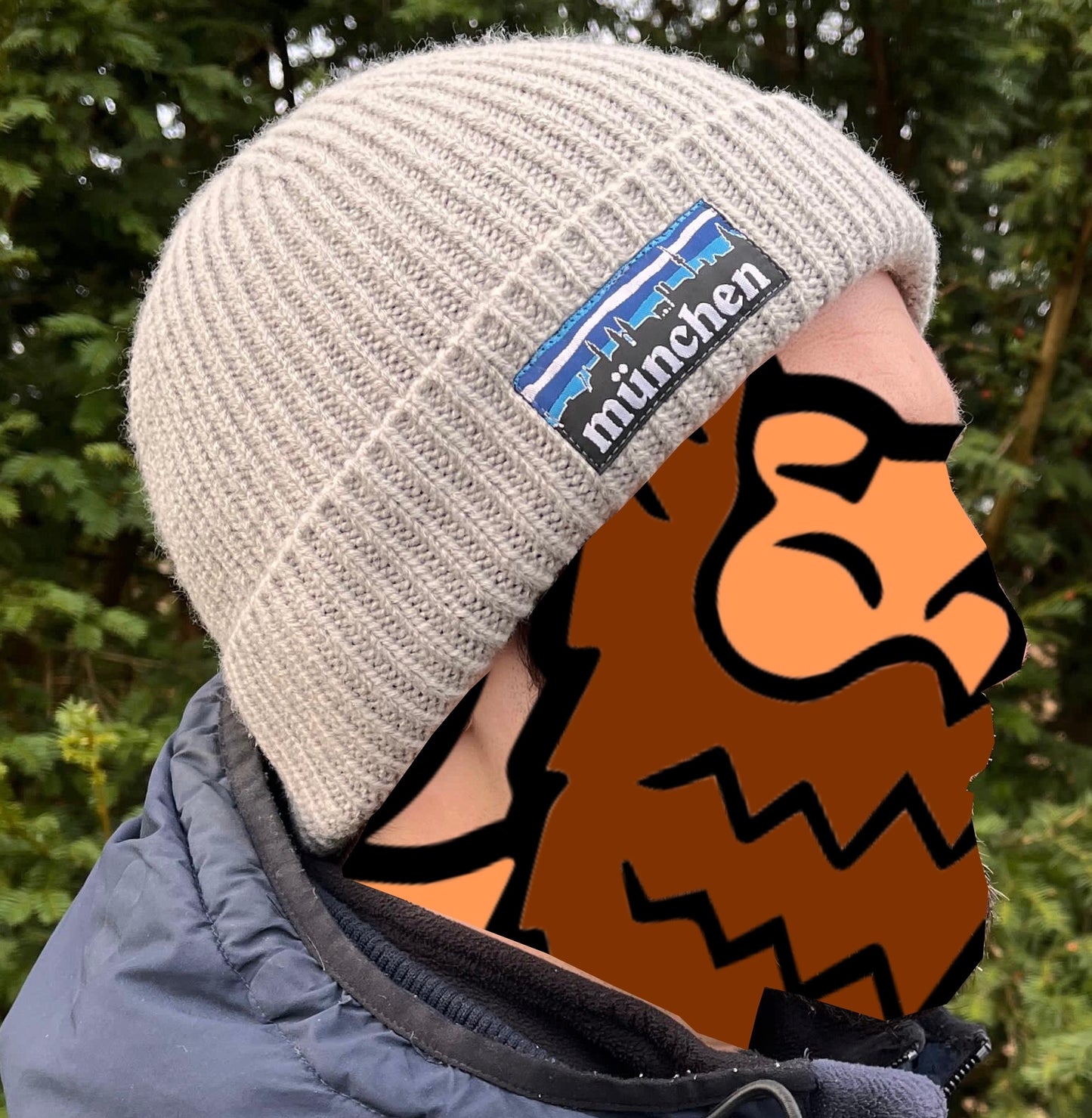 Mütze "München" Grau