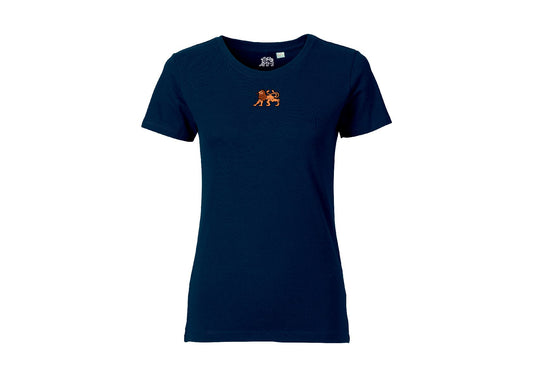 Damen T-Shirt - Navy "Löwe"