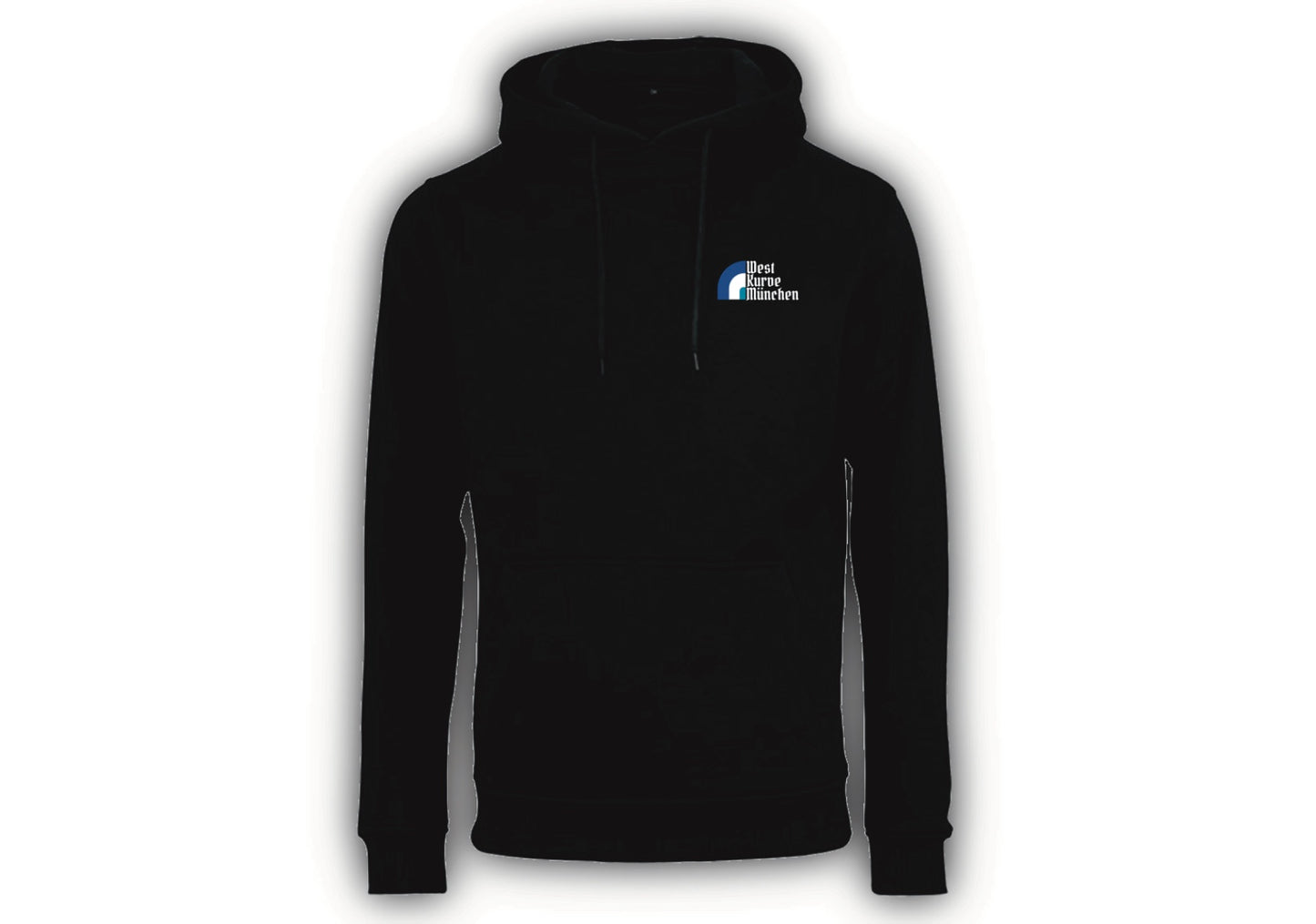 Hoodie "Westkurve München" Schwarz