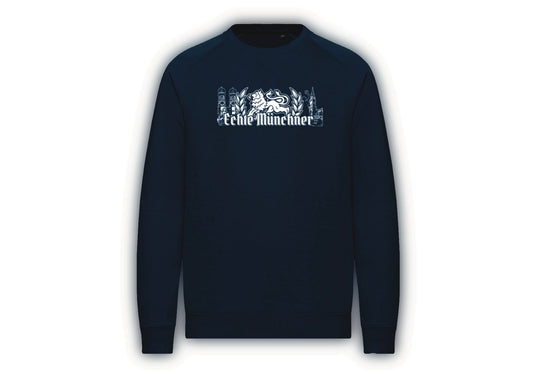 Sweatshirt "Echte Münchner" Navy